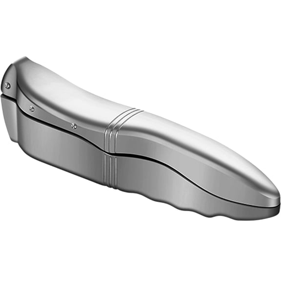 LOLIPPYY Manual Garlic Press Crusher, Aluminum Alloy Kitchen Tool with Plated for Easy Garlic Mincing