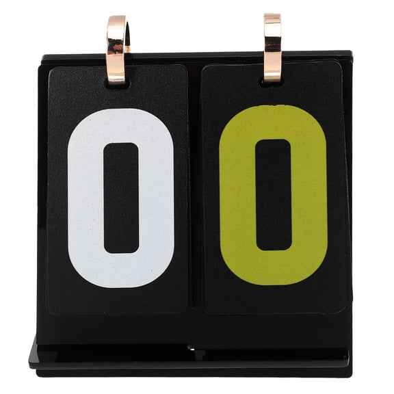 LOLIPPYY Manual Scoreboard with Smooth Flipping for Precise Scoring, Design, Perfect for Game Night and Sports Events