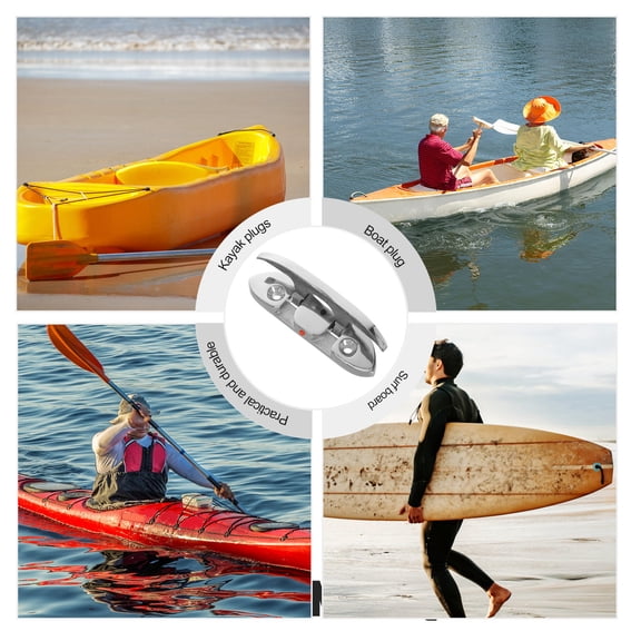 LOLIPPYY Folding Marine Grade Stainless Steel Cleat for Kayak, Boats, and Yacht Mooring