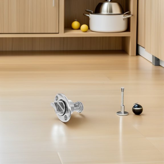 LOLIPPYY Marine Stainless Steel Garboard Drain Plug Secure Threaded Oval Plug for Boats Yachts Kayak Repair