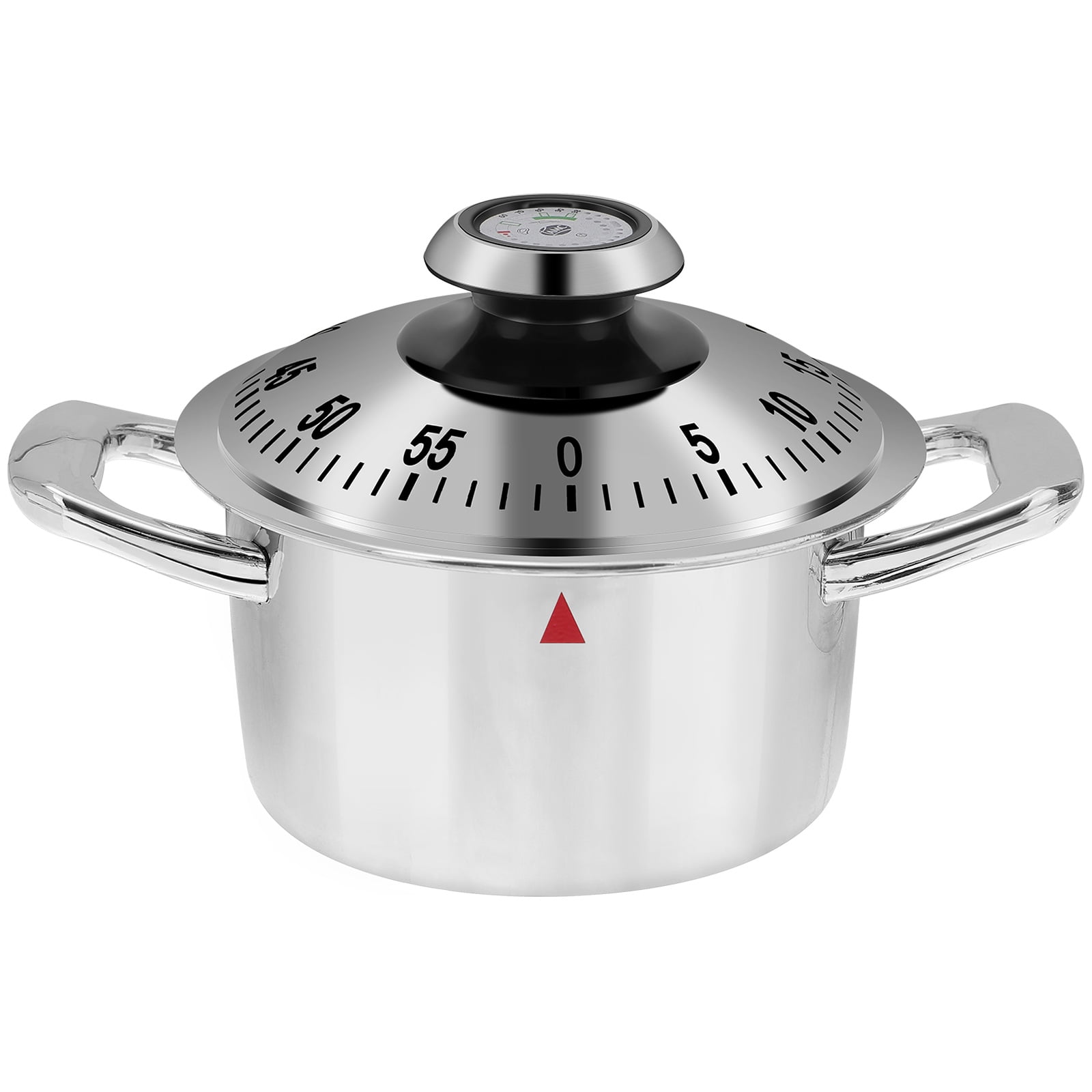 LOLIPPYY Creative Mechanical Cooking Timer in Pot Shape, Kitchen Timer ...