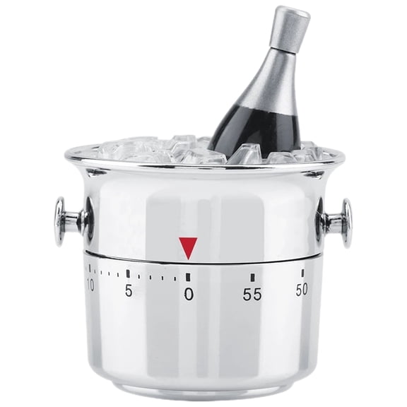 LOLIPPYY Mechanical Kitchen Timer for Cooking Portable Stylish Bucket Design No Battery Needed