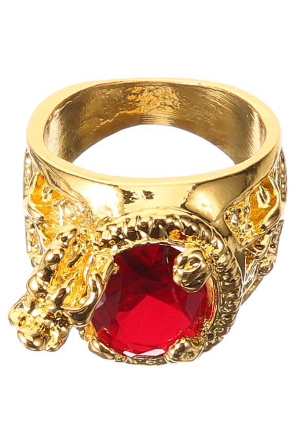 Men Ring Dragon Shape Decorative Ring Lightweight Comfortable Wearing