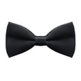 thumbnail image 1 of LOLIPPYY Men's Adjustable Pre-Tied Satin Bow Tie for Formal Tuxedo, Black, Perfect for Weddings and Events, 1 of 6