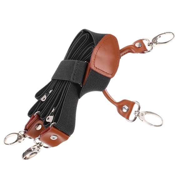 LOLIPPYY Mens Suit Suspender with Clips Adjustable Elastic Strap Durable Rust Resistant Material