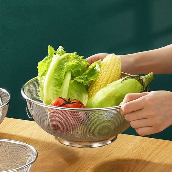 LOLIPPYY Mesh Colander Kitchen for Filtering Soybean Milk and Cooking 1Pcs