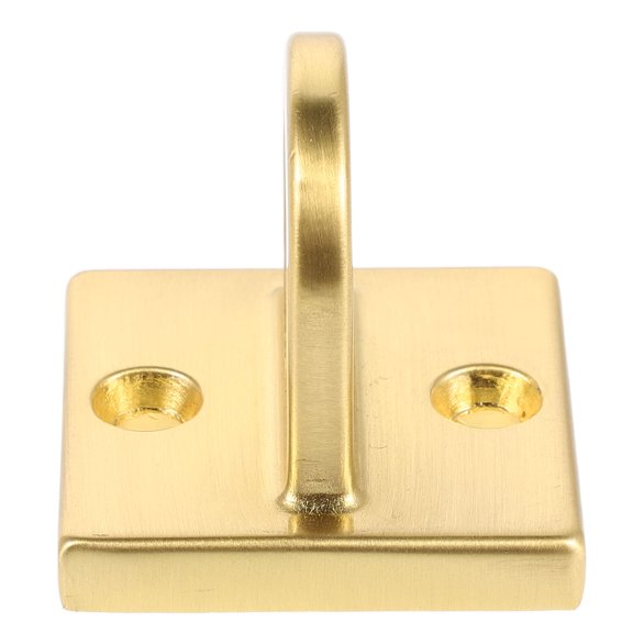 LOLIPPYY Metal Ceiling and Wall Mount Pad Eye Hook in Golden for Rope Barrier Crowd Control Systems