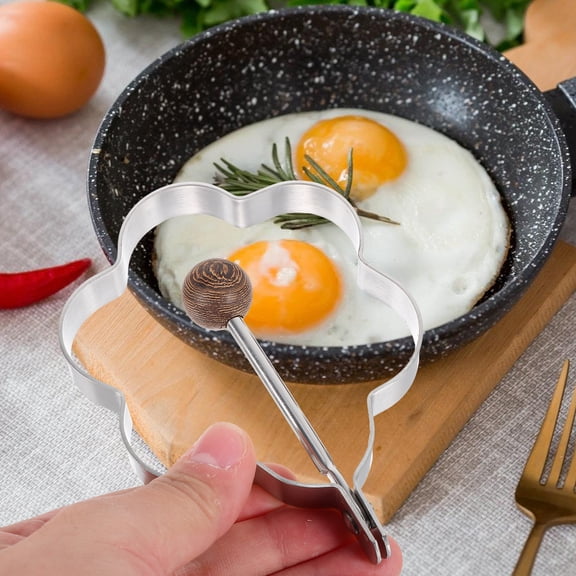 LOLIPPYY Metal Circle Shaper Mold for Eggs and Pancakes Multi Functional Baking Tool