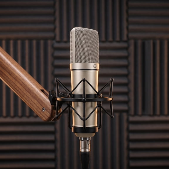 LOLIPPYY Plated Metal Microphone Shell with Connector for Gaming, Streaming, Podcasting, and Karaoke Use