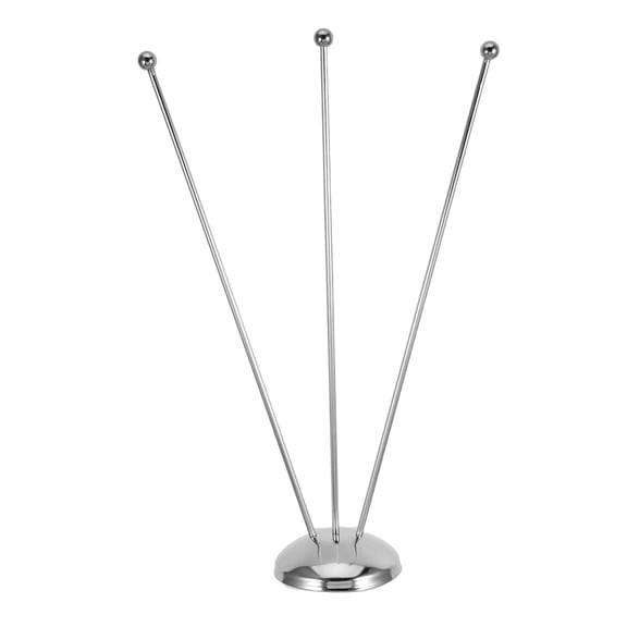 LOLIPPYY Metal Flag Stand with Stable Base for Small Desktop Flags, Perfect for Office, Conference, Business, and Home Use