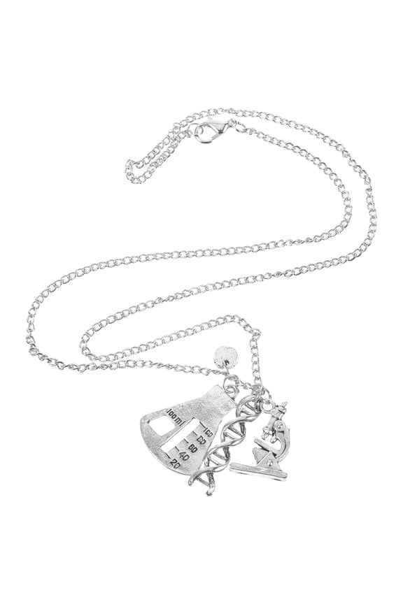 Metal Dna Structure Necklace with Fine Workmanship and Durable Design