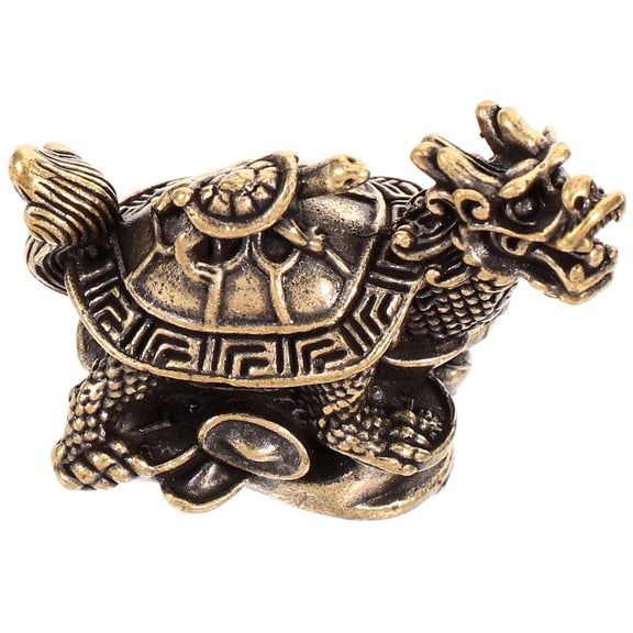 LOLIPPYY Metal Dragon Statue Retro Decoration Desktop Accessory 1Set