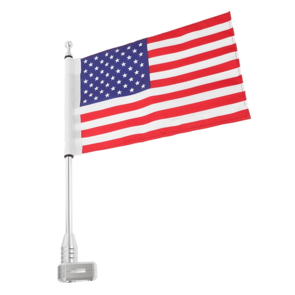 LOLIPPYY Metal Flag Holder Motorcycle Flagpole Stylish Design 1Set Travel