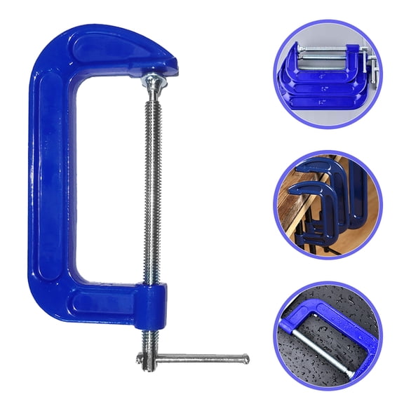 LOLIPPYY Heavy Duty Metal G Clamps for Woodworking, and Stable with Versatile Uses for Professional and Projects