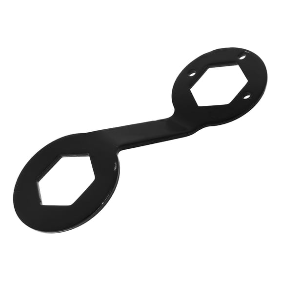 LOLIPPYY Metal Hand Wrench for Washer Repair Metal Black 1 Set