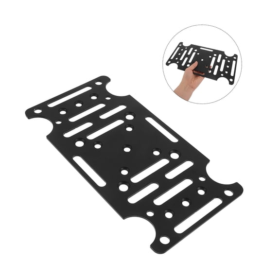 LOLIPPYY Metal Mailbox Mounting Board with Strong Build and Versatile Compatibility for Outdoor Use