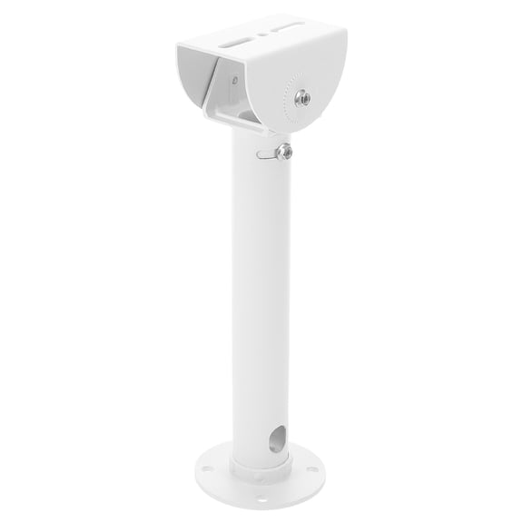 LOLIPPYY White Metal Outdoor Camera Stand with Easy Installation for Home Security and Commercial Surveillance Use