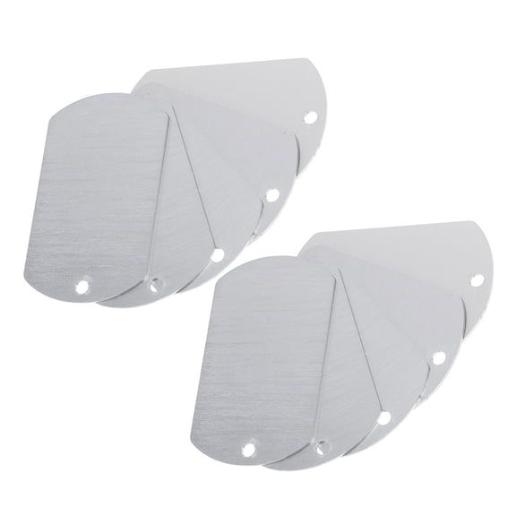 LOLIPPYY Metal Stamping Blank Dog Tags Lightweight Aluminum Tags for Pet Id and Engraving