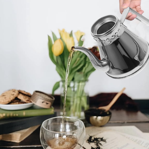 LOLIPPYY Metal Teapot Large Capacity for Adults Home Brewing 1Pack