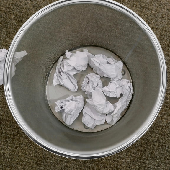 LOLIPPYY Metal Trash Can Ring with Smooth Surface for Sturdy Waste Bin Bag Support