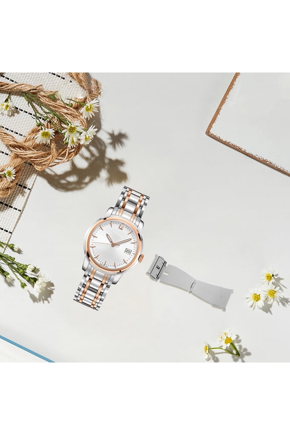 Metal Watch Band Buckle with Butterfly Folding Clasp for Universal Compatibility