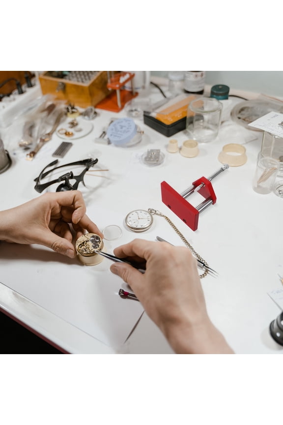 Metal Watch Hand Press Tool 2pcs Professional Repair Tool for Hour Minute Second Hands Precise Watchmaker Supplies