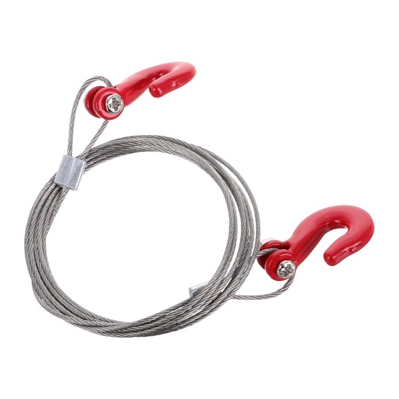 LOLIPPYY Metal Winch Hook with Towing Rope for Rc Trailer and Offroad Vehicle Use