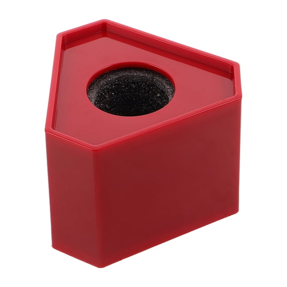 LOLIPPYY Red Mic Logo Flag Cube for Desktop Microphone Stand with Easy Setup and Secure Installation