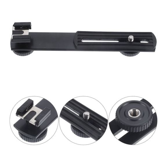 LOLIPPYY Microphone Bar Fill Light Holder and Stand for Live Broadcast and Video Conference Calls Sturdy Mic Rack with