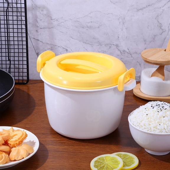 LOLIPPYY Microwave Rice Cooker Container Food Grade Plastic Make Casseroles 1Pack