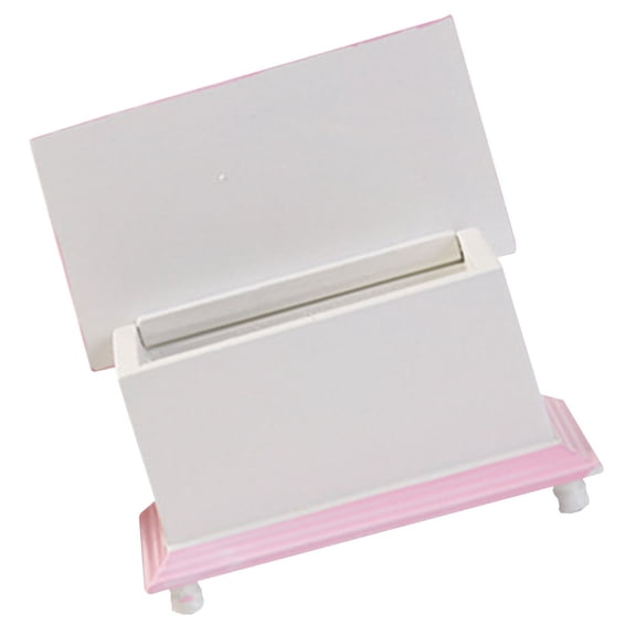 LOLIPPYY Mini Pirate Treasure Chest 1Pcs Wood Pink Dollhouse Accessories Decorative Display Collection