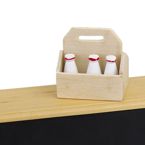 LOLIPPYY Miniature Bottle Display Shelf for Adult Collectors, Home Decor, 1 Set, Perfect for Dollhouses and Small Spaces