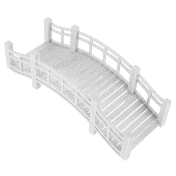 LOLIPPYY Miniature Garden Bridge Retro Design Arch Accessory for Hobbyists in Outdoor Park 1Pcs