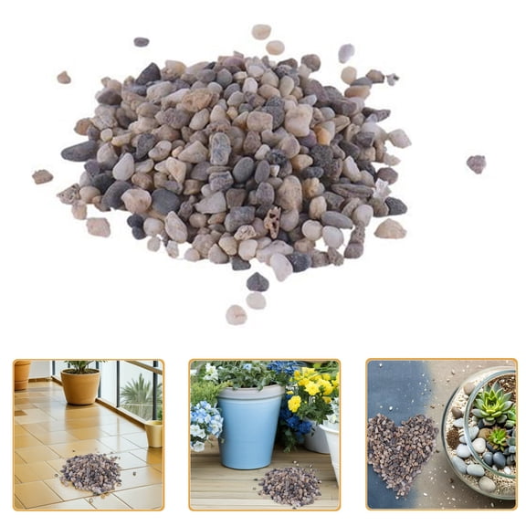 LOLIPPYY Mixed Color Natural Sand Stone Pebbles for Home Decor and Landscaping Projects