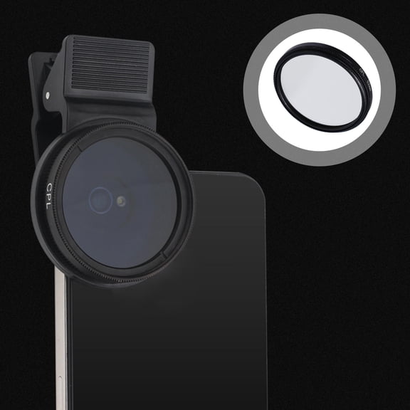 LOLIPPYY Mobile Phone Camera Lens Kit with CPL Lens Optical Glass Phone Photography, 1 Set