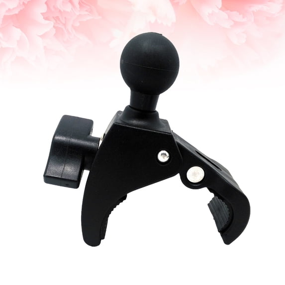 LOLIPPYY Black Metal Bike Mount Mobile Phone Holder Cellphone Stand Bracket for Secure Hands-Free Use