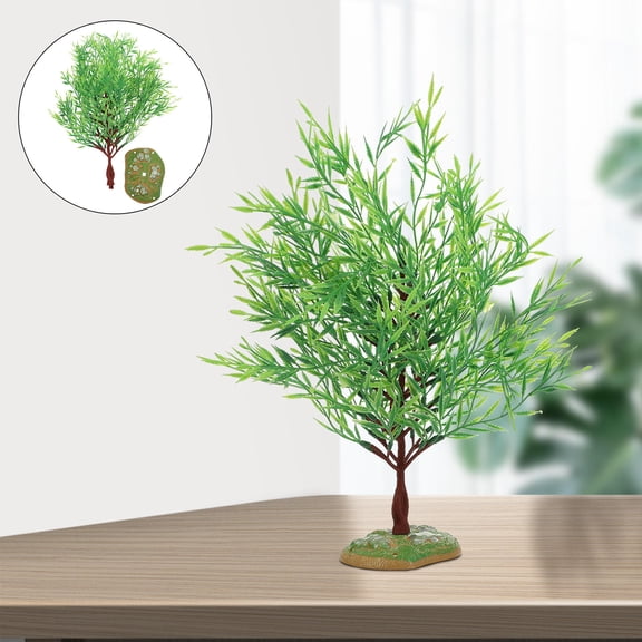 LOLIPPYY Model Terrain Miniature Trees for Landscape Design Plastic 1Pack