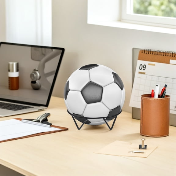 LOLIPPYY Modern Black Wire Ball Holder Stand with Easy Assembly for Home Sports Memorabilia