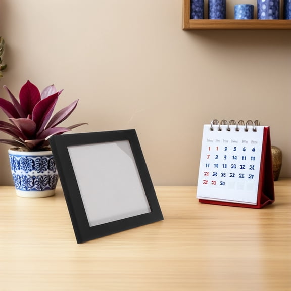 LOLIPPYY Modern Minimalist Desktop Record Frame and CD Holder for Vinyl Albums with Elegant Design, Perfect for Home Decor