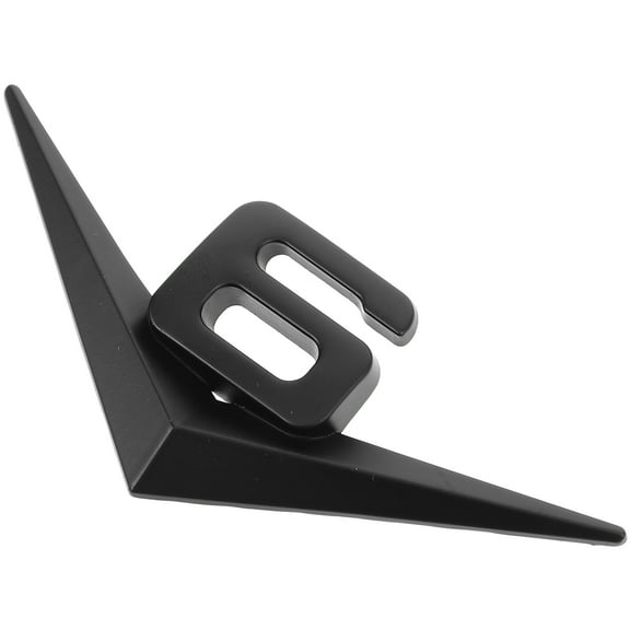 LOLIPPYY Modified Car Stickers 3D Metal Black Bold Statement Vehicle 1Pcs