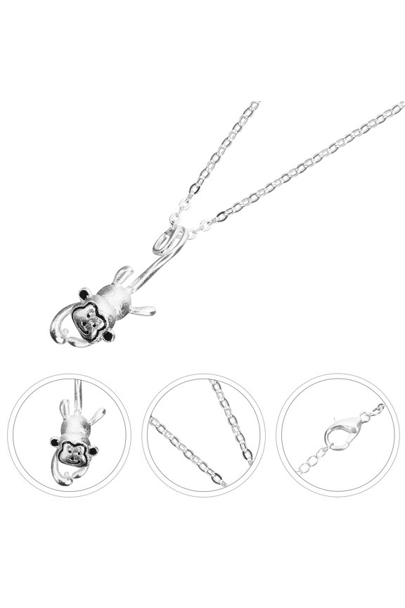 Monkey Accessories Necklace Chain 1Pcs Copper Jewelry for Daily Wearing