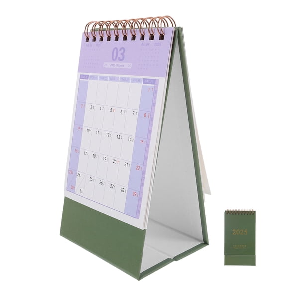 LOLIPPYY Monthly Desk Calendar Desk Calendar Dark For Teachers Minimalist 1Set