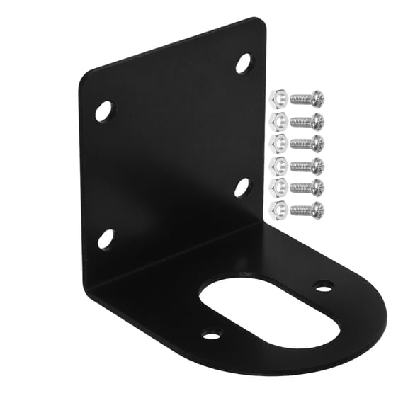 LOLIPPYY Motor Fixing Bracket for Drill Black Metal 1Pack Secure and Stable Fixation