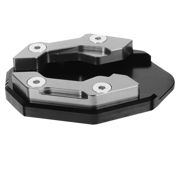 LOLIPPYY Aluminum Alloy Motorbike Side Extension Pad Dark Grey Motorcycle Accessory for Enhanced