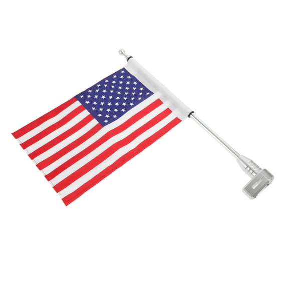 LOLIPPYY Motorcycle Flag Pole Mount Metal Holder for Bikes, 1-Pack Stylish Riding Accessory