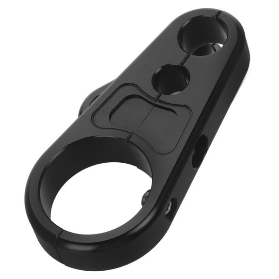 LOLIPPYY Motorcycle Handlebar Cable Clamp Black 25Mm Brake Line Clip Clutch Cable Holder Easy Install