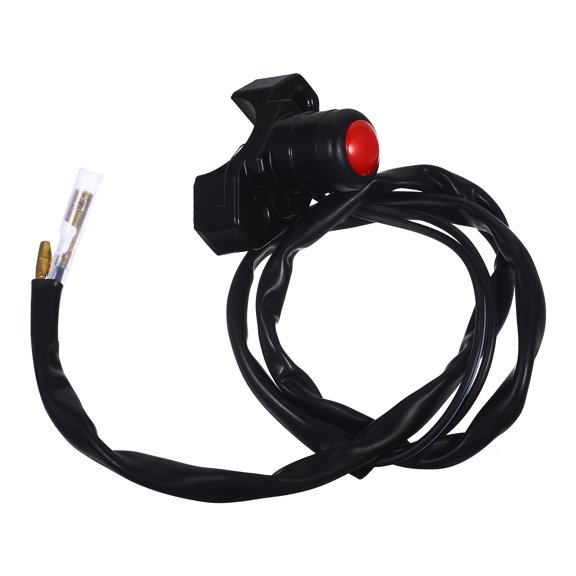 LOLIPPYY Motorcycle Handlebar Switch for Round Red 1Pack
