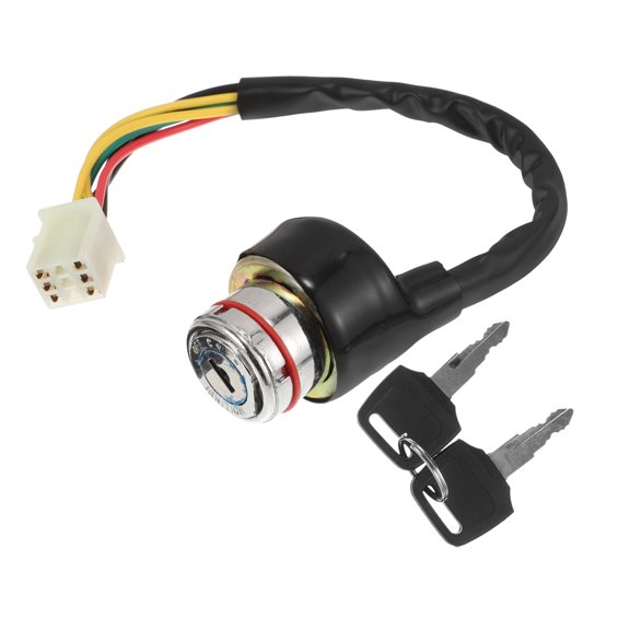 LOLIPPYY Motorcycle Ignition Switch with Key 6 Wire 3 Gear Start Switch for Smooth Control