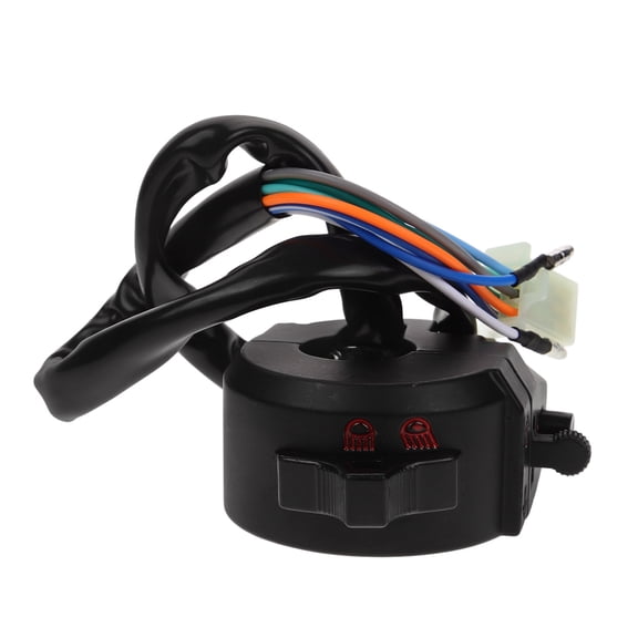 LOLIPPYY Black Motorcycle Handlebar Light Compatible with Multiple Models for Easy Installation and Use