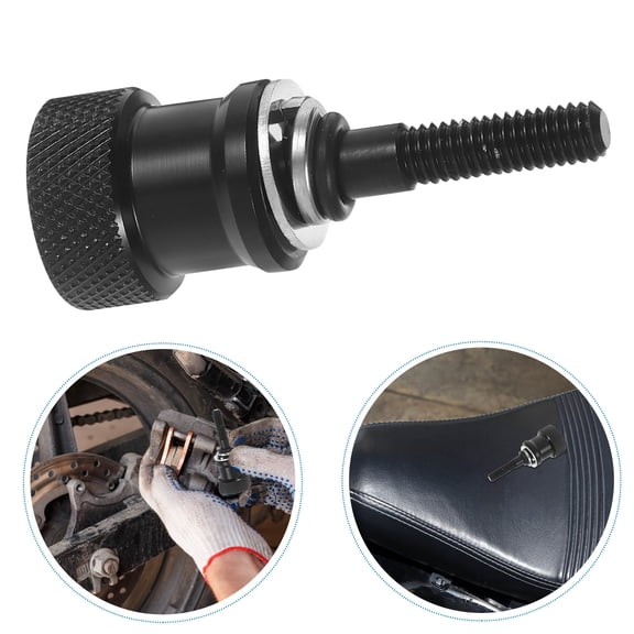 LOLIPPYY Black Aluminum Motorcycle Quick Release Seat Mount Bolt for Daily Use